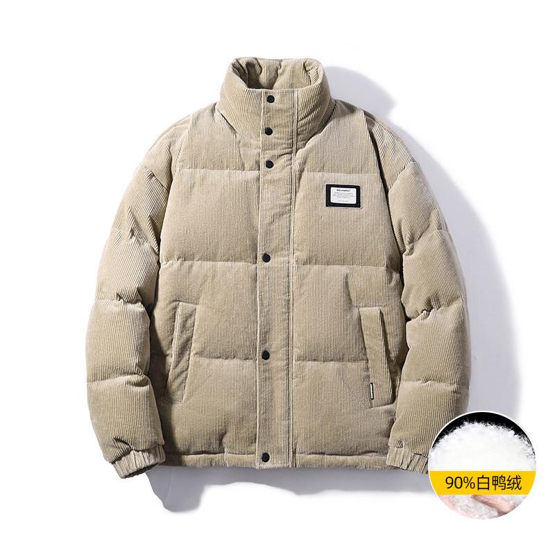 Мужская новая повседневная вельветовая куртка на пуху больших размеров, теплая, утолщенная, свободного кроя, с белым утиным пухом, куртка со стойкой воротником 8XL хаки
Мужская новая повседневная вельветовая куртка на пуху больших размеров, теплая, утолщенная, свободного кроя, с белым утиным пухом, куртка со стойкой воротником 8XL хаки