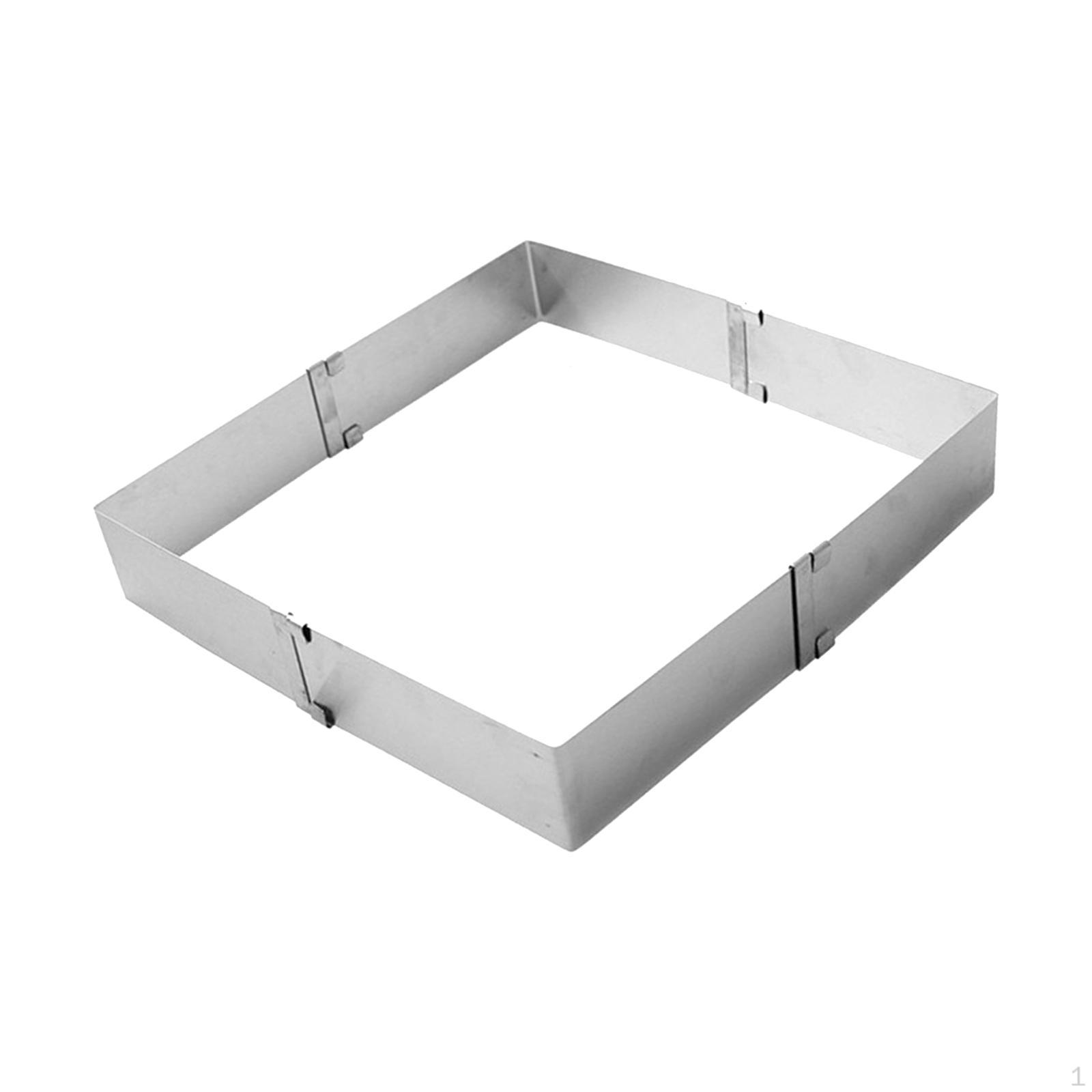 Регулируемая форма для торта из нержавеющей стали для креативной выпечки Height 8cm