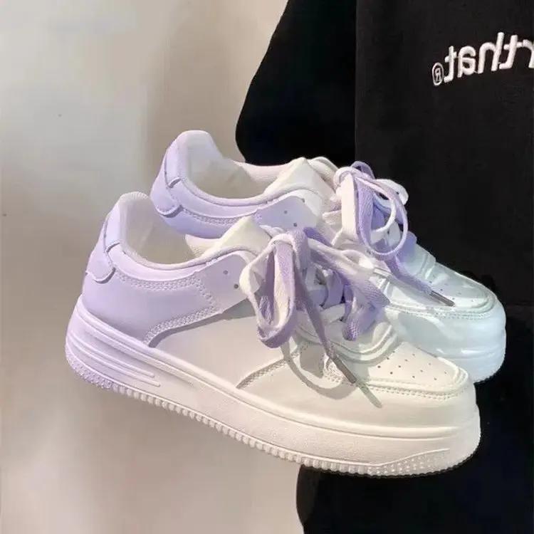Flat White Shoes for Women Gradient Color Thick Soled Lace Up Board Shoes Autumn Students Casual Shoes for Women Zapatos Mujer 35 синий
Flat White Shoes for Women Gradient Color Thick Soled Lace Up Board Shoes Autumn Students Casual Shoes for Women Zapatos Mujer 35 синий
