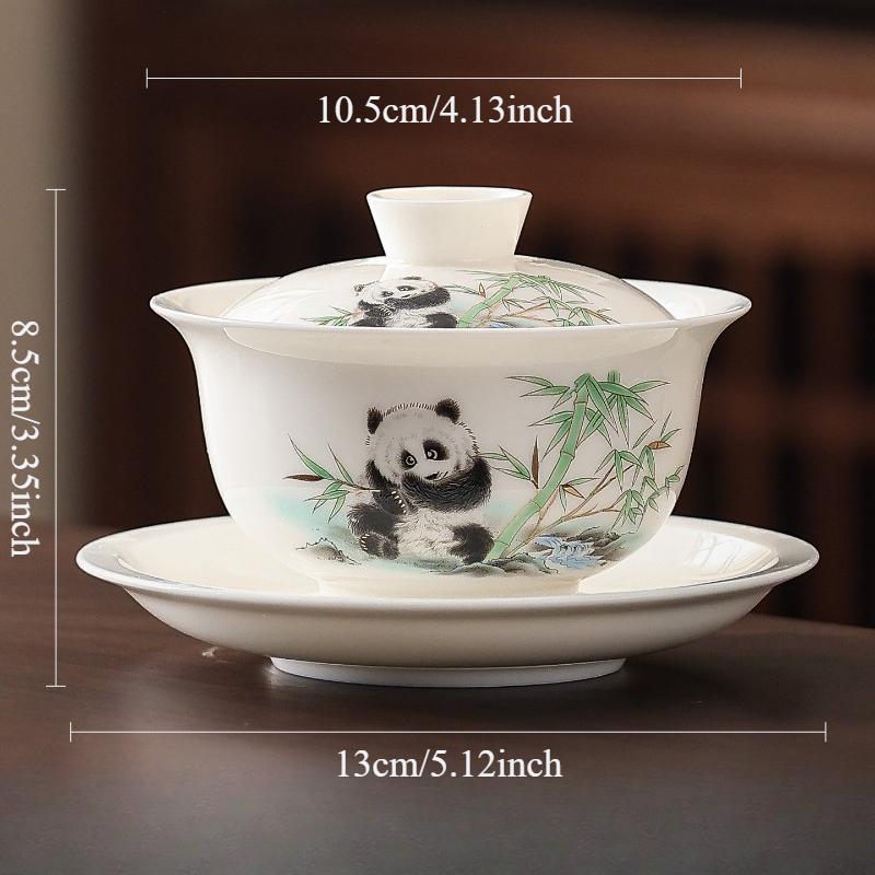 Yangzhi Jade Sancai Bowl Lid Blue and White Ceramic Single Tea Cup Household Chinese Style Hovering Tea Bowl Drinking Utensils
Yangzhi Jade Sancai Bowl Lid Blue and White Ceramic Single Tea Cup Household Chinese Style Hovering Tea Bowl Drinking Utensils