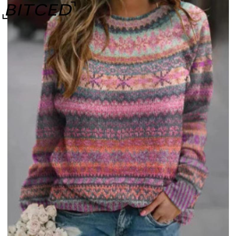 Жіночий светр BITCED - Пуловер в язаний модний оверсайз з круглим вирізом та кольоровими блоками XXXXXL
Жіночий светр BITCED - Пуловер в язаний модний оверсайз з круглим вирізом та кольоровими блоками XXXXXL