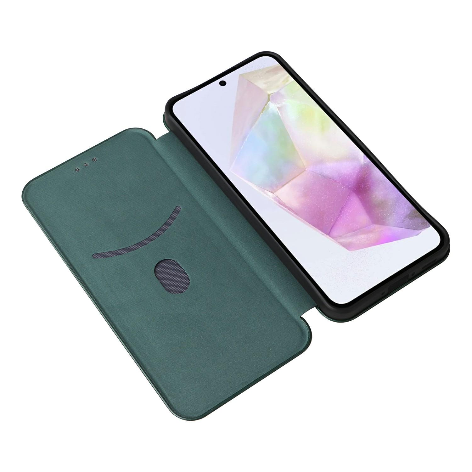 For Samsung Galaxy A26 5G Case Carbon Fiber Texture Drop-Proof PU Leather Phone Cover Rose Gold
For Samsung Galaxy A26 5G Case Carbon Fiber Texture Drop-Proof PU Leather Phone Cover Rose Gold