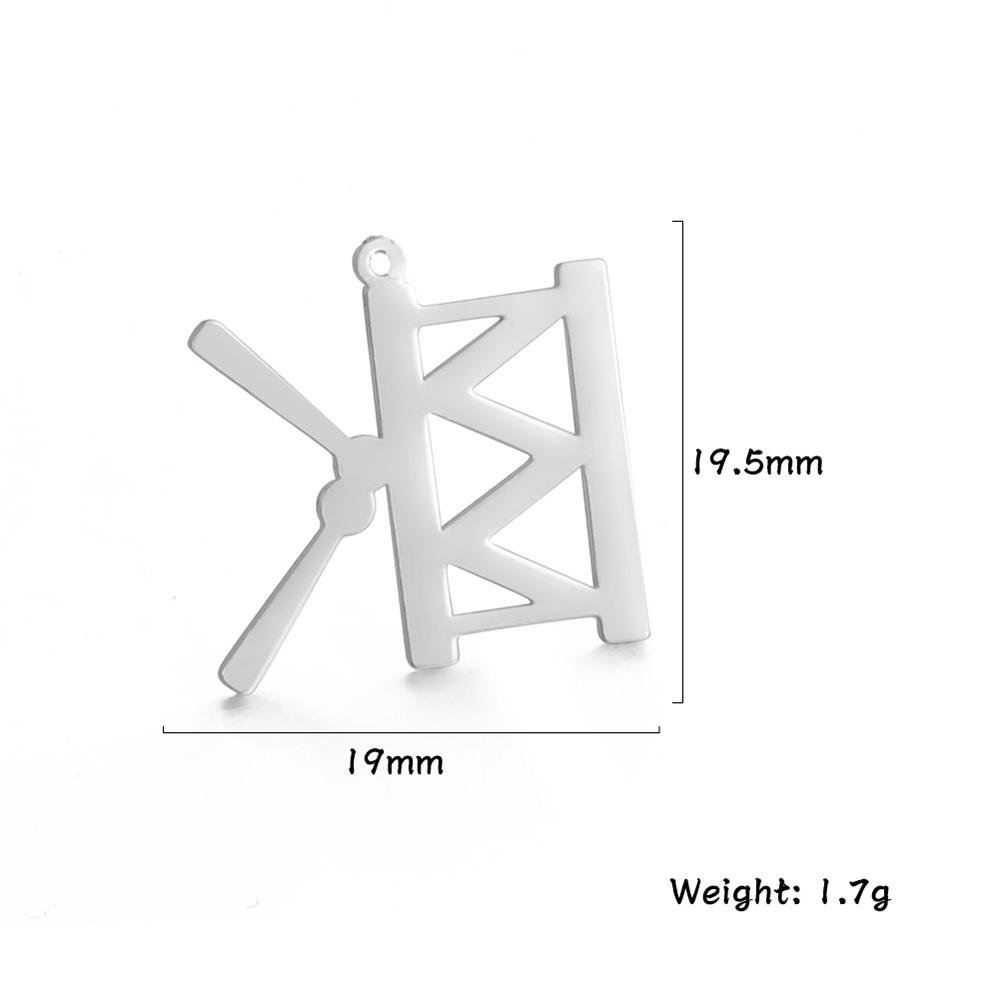 Teamer 5pcs/Lot Music Note Musical Instrument Pendant Stainless Steel Charms For Necklace Bracelet Making Jewelry Wholesale New
Teamer 5pcs/Lot Music Note Musical Instrument Pendant Stainless Steel Charms For Necklace Bracelet Making Jewelry Wholesale New