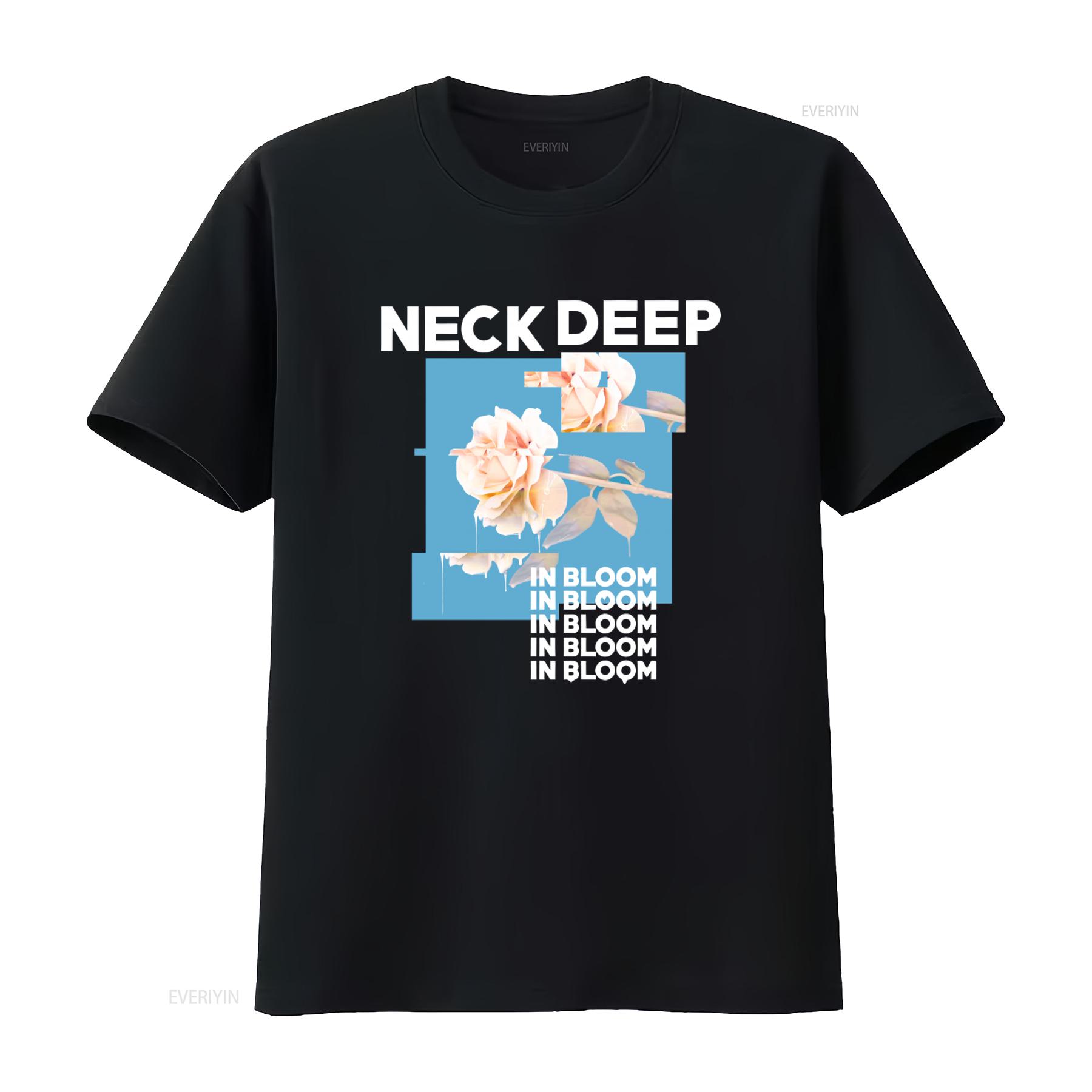 Neck Deep Band In Bloom Flower Print Cotton T Shirt S 4XL Stylish Comfortable CB508 vintage Washed graphic Soft fashion 4XL
Neck Deep Band In Bloom Flower Print Cotton T Shirt S 4XL Stylish Comfortable CB508 vintage Washed graphic Soft fashion 4XL