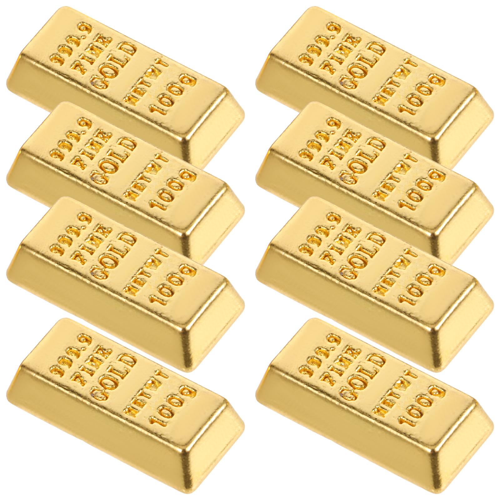 10 Pcs Mini Gold Bars Model Simulated House Accessories Decorative Figurines Miniature Layout Props Home Decor 1.40X0.60X0.30CM золотистий
10 Pcs Mini Gold Bars Model Simulated House Accessories Decorative Figurines Miniature Layout Props Home Decor 1.40X0.60X0.30CM золотистий