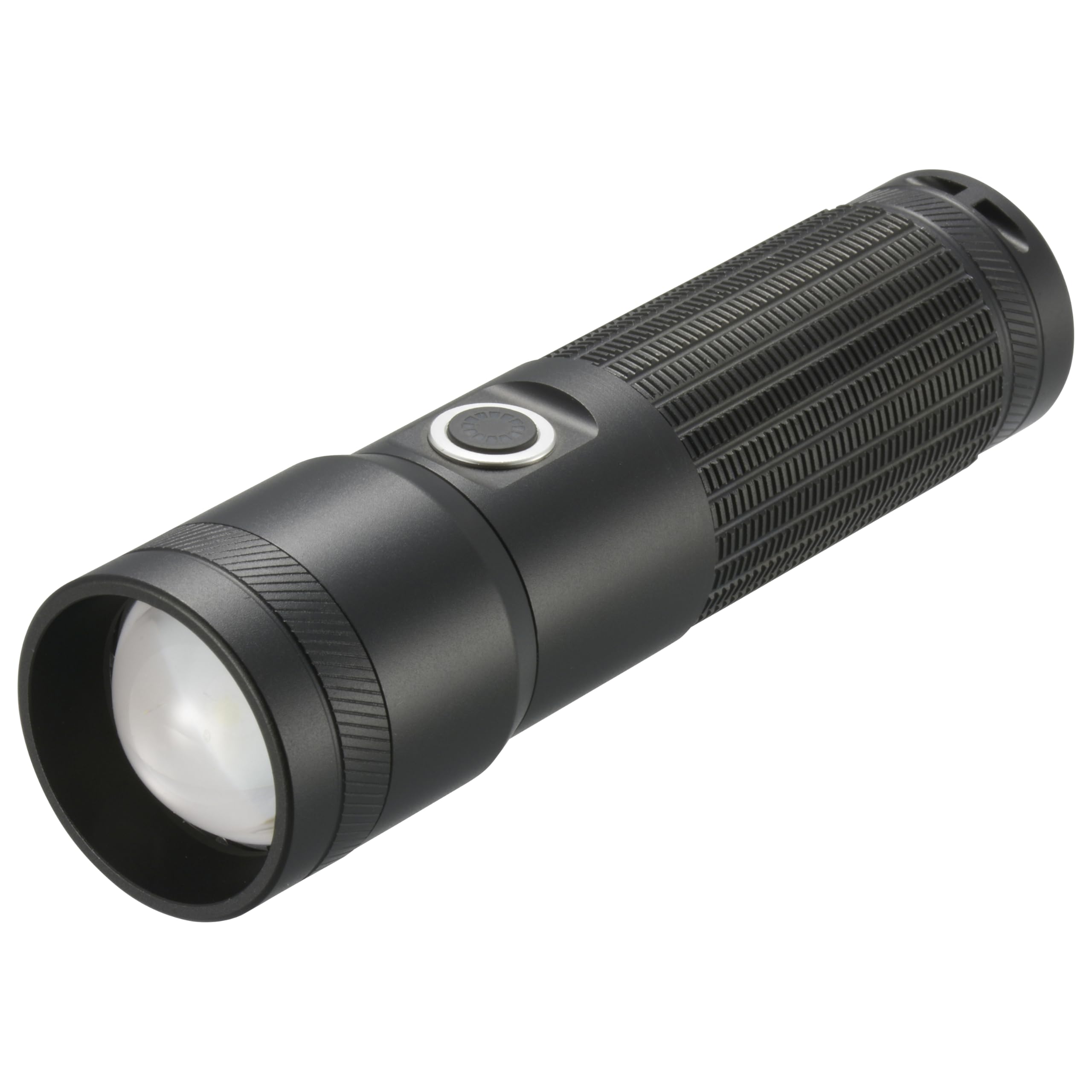 OHM Electric Flashlight LED Light 550 Lumens IPX6 Waterproof Outdoor Handy Light Zoom Function Battery Level Indicator Battery Operated Magnet Black чорний
OHM Electric Flashlight LED Light 550 Lumens IPX6 Waterproof Outdoor Handy Light Zoom Function Battery Level Indicator Battery Operated Magnet Black чорний