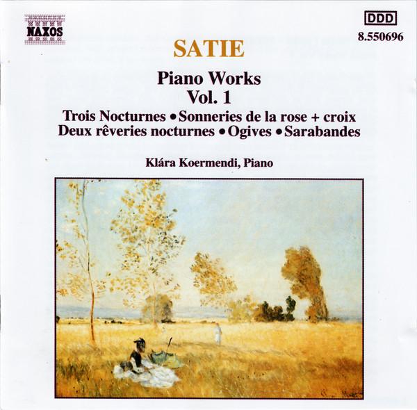 CD ERIK SATIE / KLRA KRMENDI - Piano Works Vol. 1 8550696 Naxos 1993 Europe Classical Used
CD ERIK SATIE / KLRA KRMENDI - Piano Works Vol. 1 8550696 Naxos 1993 Europe Classical Used