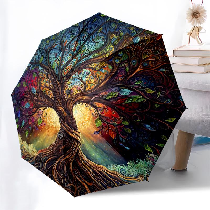 1pc Stained Glass Statue of Liberty Design Automatic Folding Umbrella, Portable 3-Fold Design, 8-Rib Iron Frame Outdoor Umbrella, Ideal Gift for Fans,
1pc Stained Glass Statue of Liberty Design Automatic Folding Umbrella, Portable 3-Fold Design, 8-Rib Iron Frame Outdoor Umbrella, Ideal Gift for Fans,