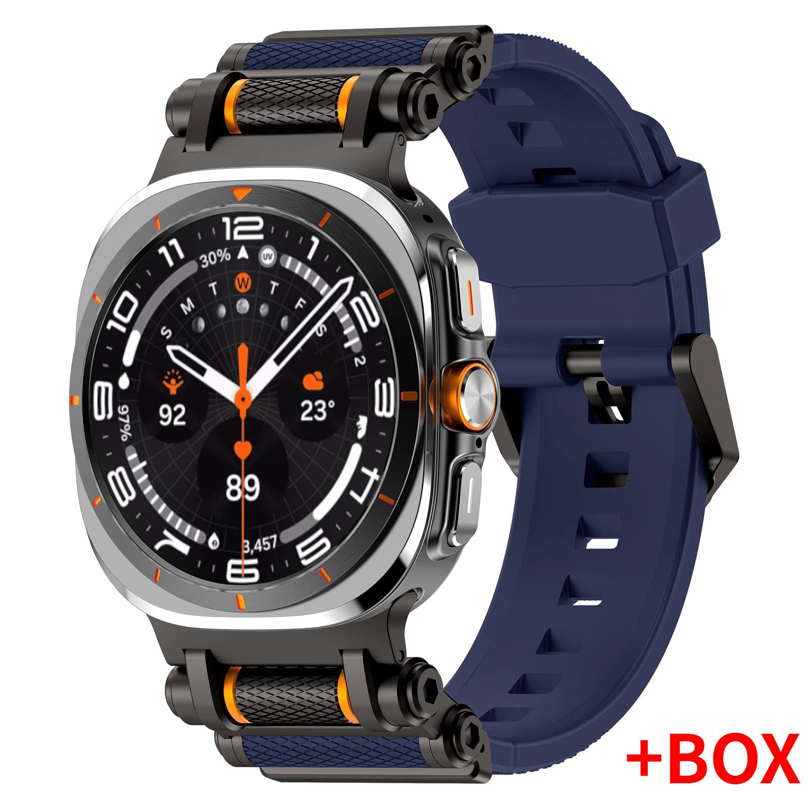 Розкішний силіконовий ремінець для Samsung Galaxy Watch Ultra 2025 47 мм Спортивний ремінець для Galaxy Watch Ultra 47 мм Без проміжків Браслет на зап ястя Galaxy ultra 2025
Розкішний силіконовий ремінець для Samsung Galaxy Watch Ultra 2025 47 мм Спортивний ремінець для Galaxy Watch Ultra 47 мм Без проміжків Браслет на зап ястя Galaxy ultra 2025