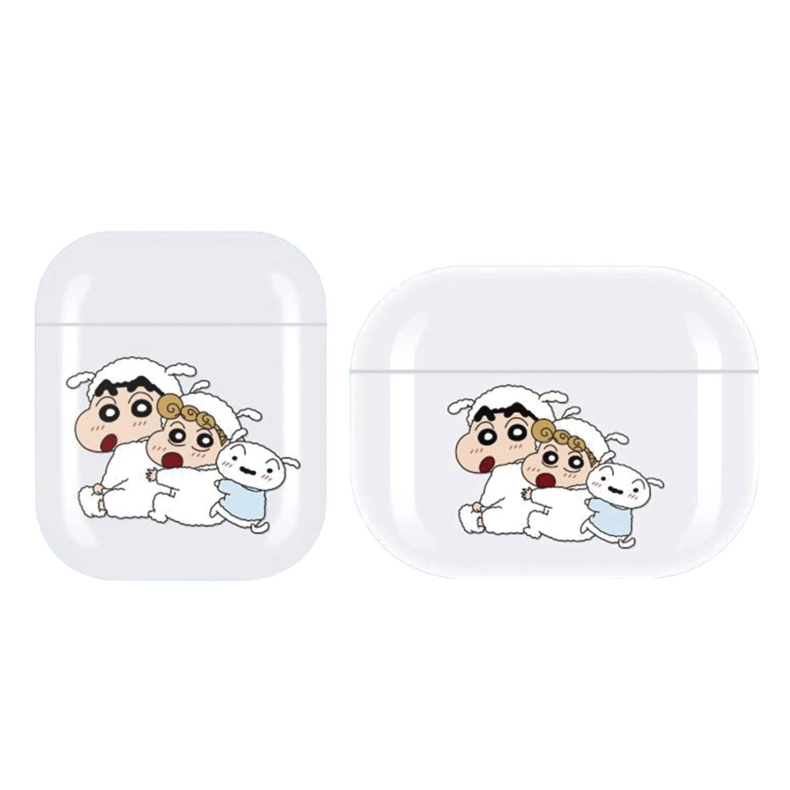 Crayon Case for AirPods Charging Silicone Protective Carabiner Keychain Wireless Charging Slim Compatible with AirPods Shin-chan Pro, Case, Cover, білий
Crayon Case for AirPods Charging Silicone Protective Carabiner Keychain Wireless Charging Slim Compatible with AirPods Shin-chan Pro, Case, Cover, білий