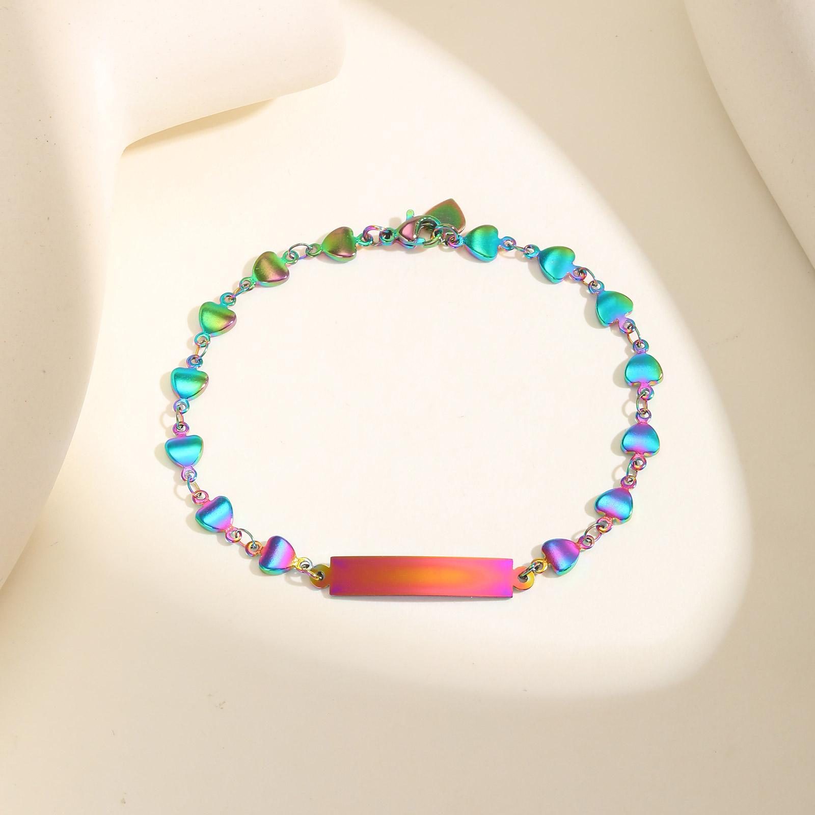 Colorful Heart-shaped Chain Bracelet for Women,Stainless Steel Waterproof Bracelet,Trendy Jewelry Gift
Colorful Heart-shaped Chain Bracelet for Women,Stainless Steel Waterproof Bracelet,Trendy Jewelry Gift