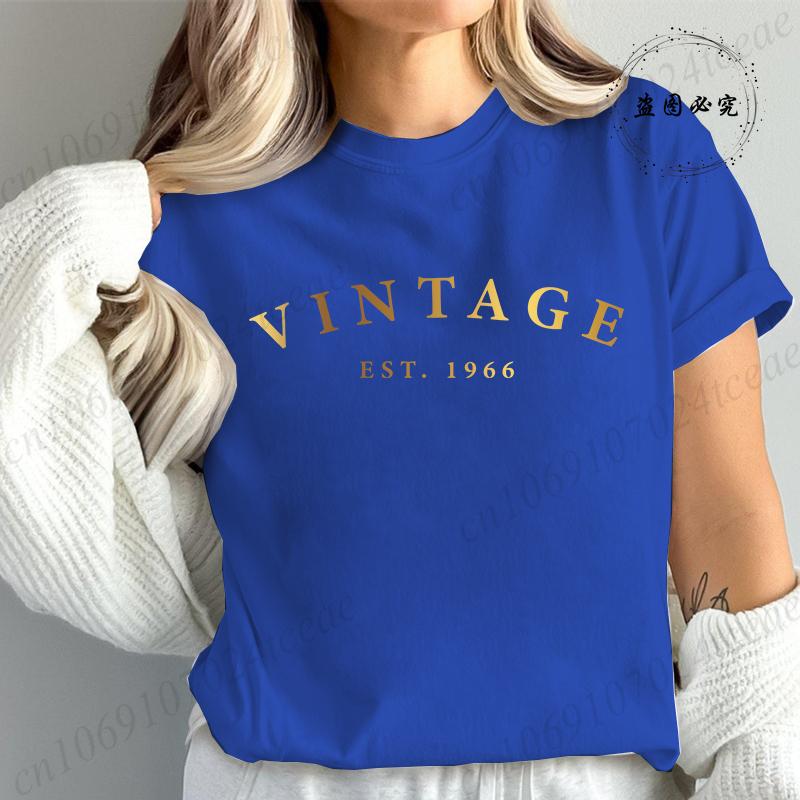 Summer Fashion Womens Tshirt Limited Edition 1966 Graphic Print Vintage Est 1966 Birthday Ladies Tee Female Shirt Top TP01 S
Summer Fashion Womens Tshirt Limited Edition 1966 Graphic Print Vintage Est 1966 Birthday Ladies Tee Female Shirt Top TP01 S