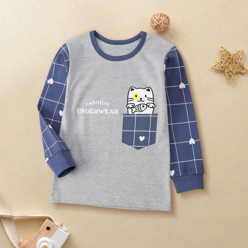 Kids Cotton Long-Sleeve Pajama Top - Warm Spring/Fall Wear for Boys & Girls 100 cm
Kids Cotton Long-Sleeve Pajama Top - Warm Spring/Fall Wear for Boys & Girls 100 cm