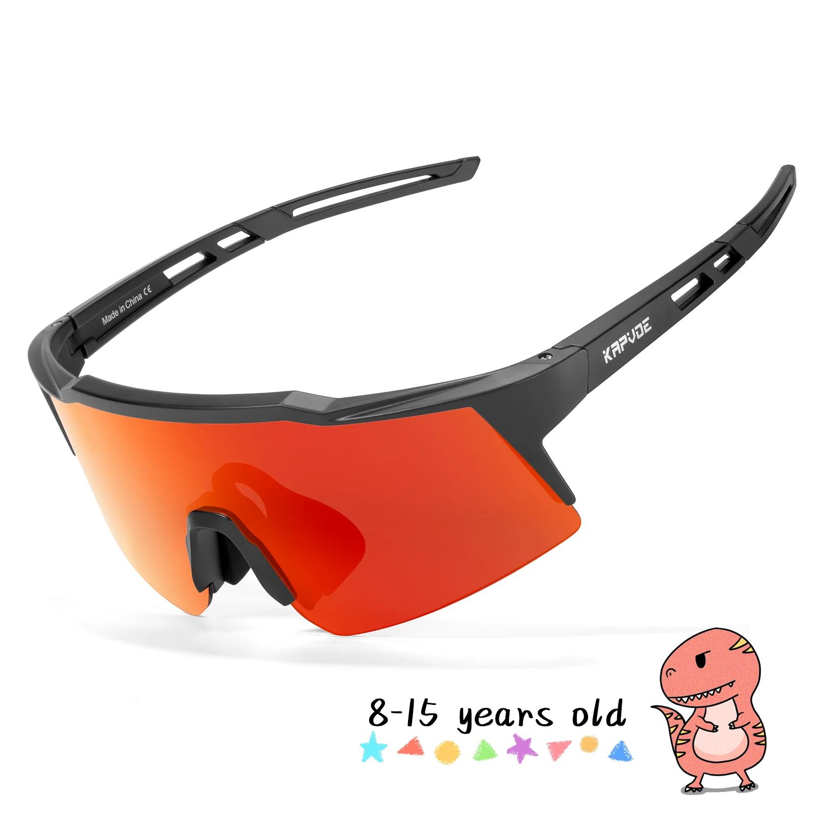 Kapvoe Kids Cycling Sunglasses Aged 8-15 Baseball Running Children Glasses UV400 Sports Riding Bicycle Glasses 1lens
Kapvoe Kids Cycling Sunglasses Aged 8-15 Baseball Running Children Glasses UV400 Sports Riding Bicycle Glasses 1lens