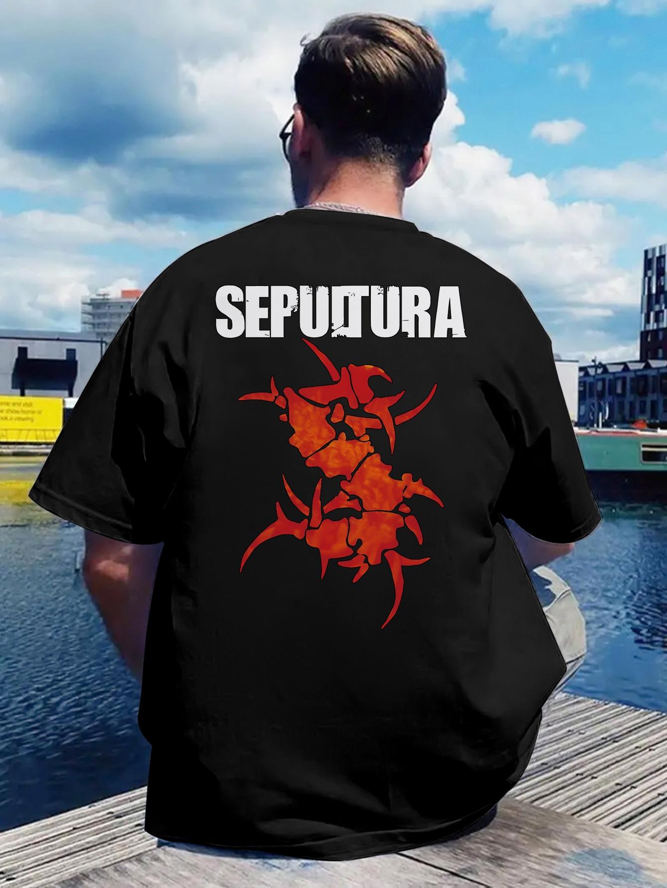 Vintage Heavy Metal Band Back Print T-shirt - Black Tee with SEPTRA Graphic XXXL
Vintage Heavy Metal Band Back Print T-shirt - Black Tee with SEPTRA Graphic XXXL