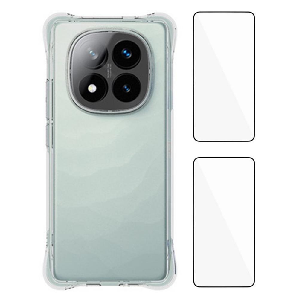 WANLONFENG WL2 Series for Xiaomi Redmi Note 14 Pro+ 5G Case 2.0mm TPU Precise Cutouts Phone Cover with 2Pcs Tempered Glass Films Type A
WANLONFENG WL2 Series for Xiaomi Redmi Note 14 Pro+ 5G Case 2.0mm TPU Precise Cutouts Phone Cover with 2Pcs Tempered Glass Films Type A
