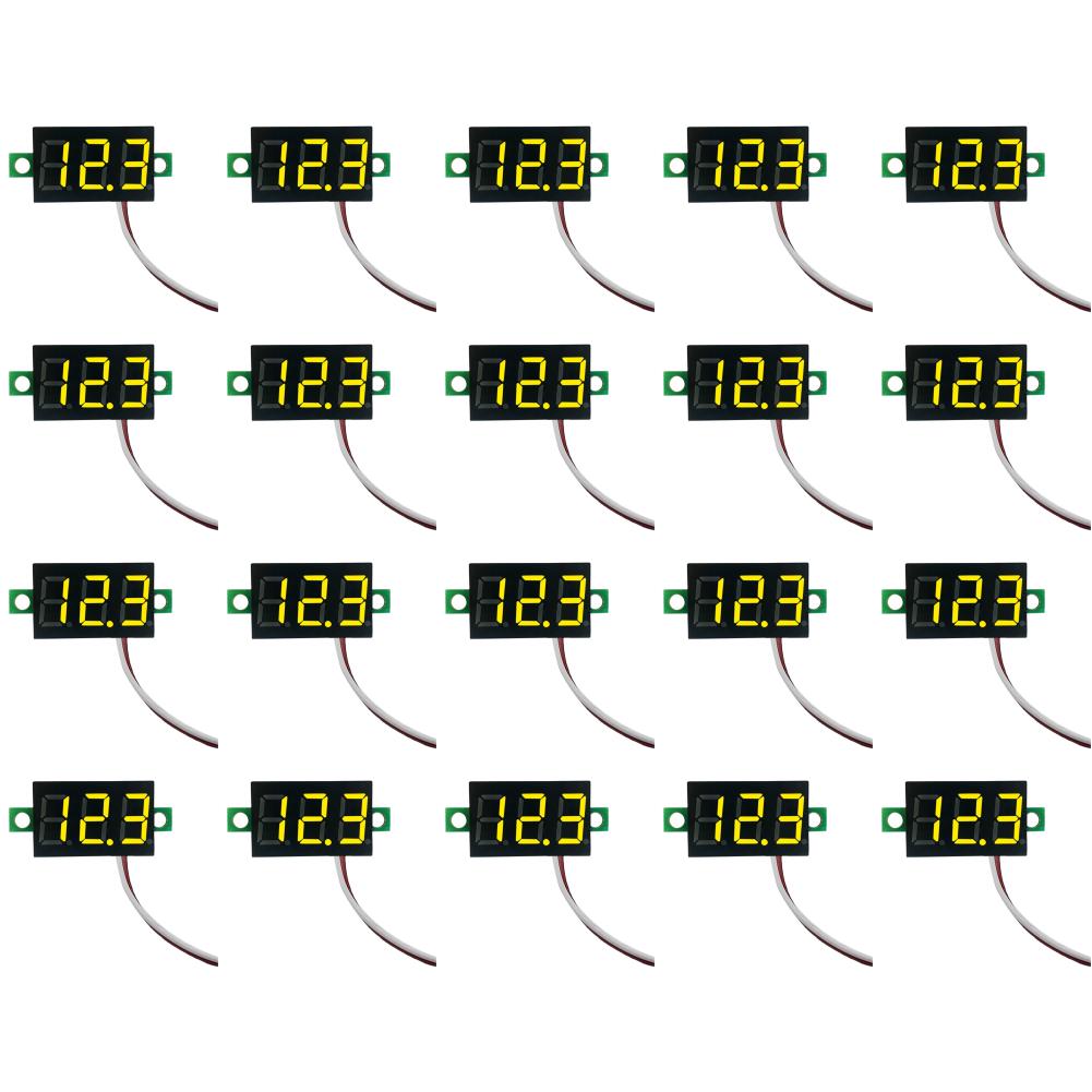 10/20 шт. 2 дроти Міні-цифровий вольтметр LED-дисплей DC 5V-30V 0,28 дюйма Тестер напруги Вимірювання тиску Цифровий тест напруги
10/20 шт. 2 дроти Міні-цифровий вольтметр LED-дисплей DC 5V-30V 0,28 дюйма Тестер напруги Вимірювання тиску Цифровий тест напруги