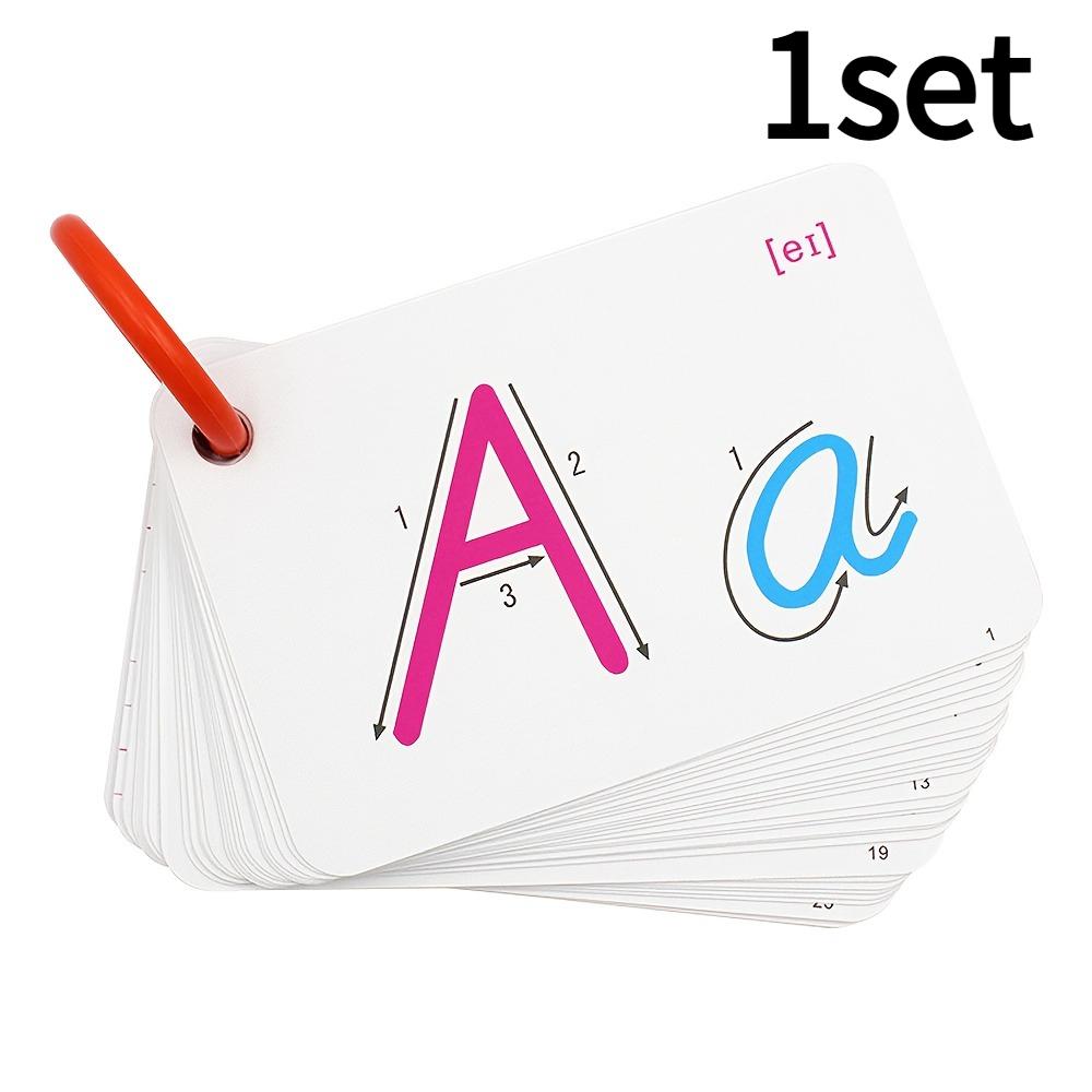 1 set Flashcards for Learning The 26 Letters in Both Uppercase And Lowercase,Suitable for Writing Practice.Educational Toys Are
1 set Flashcards for Learning The 26 Letters in Both Uppercase And Lowercase,Suitable for Writing Practice.Educational Toys Are