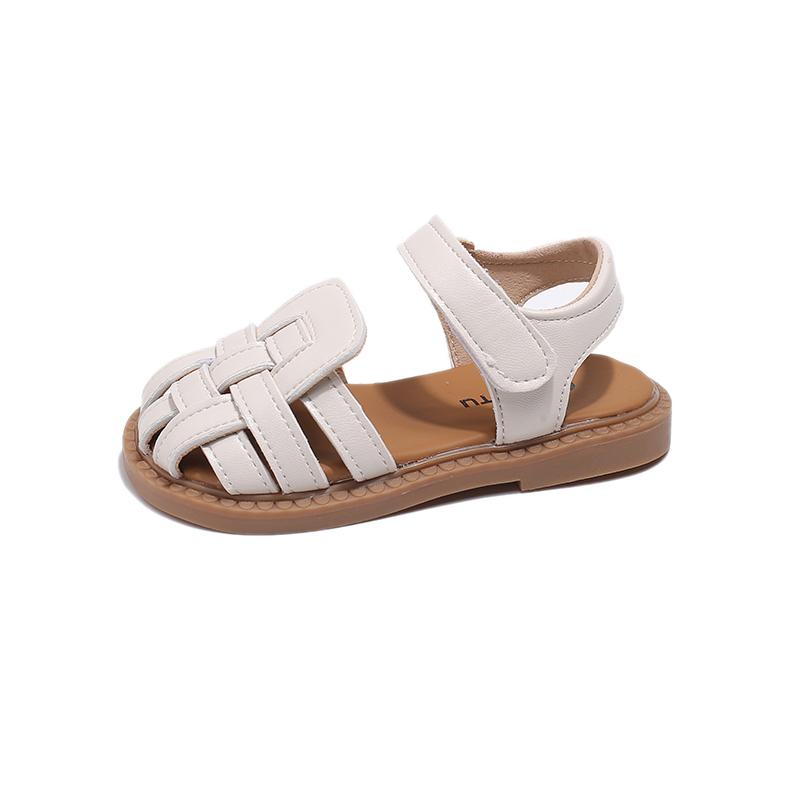 Girls retro woven toe sandals, children s princess girls, new summer style, summer genuine leather Roman soft sole 25
Girls retro woven toe sandals, children s princess girls, new summer style, summer genuine leather Roman soft sole 25