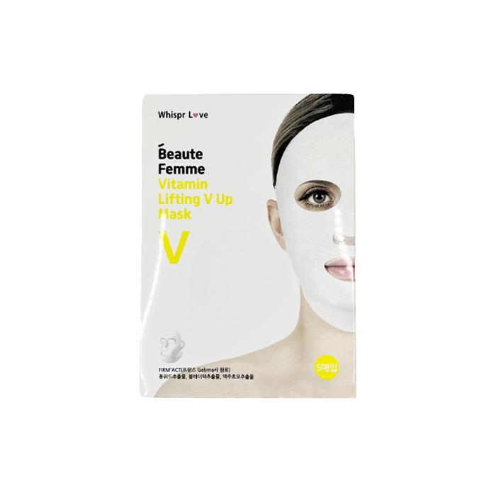 Whispr love beaute femme лифтинг V-маска 5 шт., Увлажняющая, K-beauty, Корейская косметика, пробник Vitamin
Whispr love beaute femme лифтинг V-маска 5 шт., Увлажняющая, K-beauty, Корейская косметика, пробник Vitamin