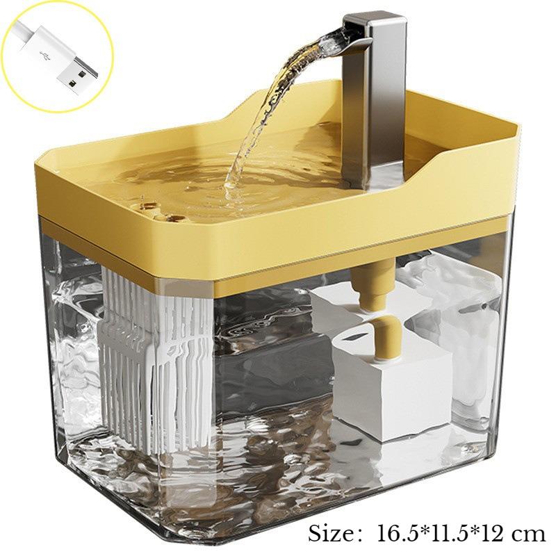 Cat Water Fountain Auto Filter USB Pet Drinking Dispenser Live Water Circulation Quiet Automatic Fountain for Cats Small Dog
Cat Water Fountain Auto Filter USB Pet Drinking Dispenser Live Water Circulation Quiet Automatic Fountain for Cats Small Dog