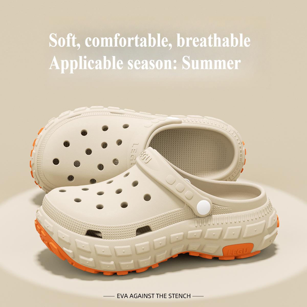 Anti slip hole shoes for men, height increasing beach, summer arch support, toe cap slippers for women 36-37
Anti slip hole shoes for men, height increasing beach, summer arch support, toe cap slippers for women 36-37