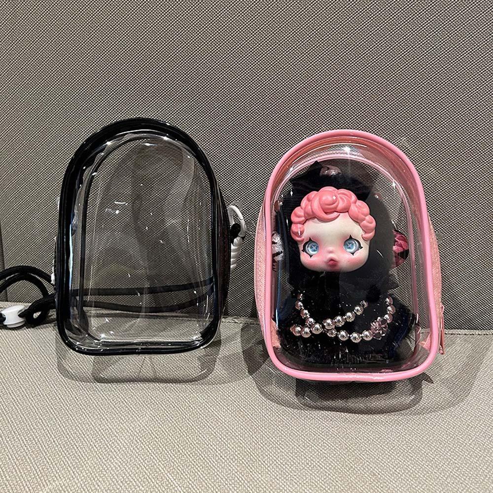 Labubu Plush Doll Clear Outdoor Doll Bag With Keychain Outdoor Doll Display Bag Girls/Boys Black Empty Bag
Labubu Plush Doll Clear Outdoor Doll Bag With Keychain Outdoor Doll Display Bag Girls/Boys Black Empty Bag