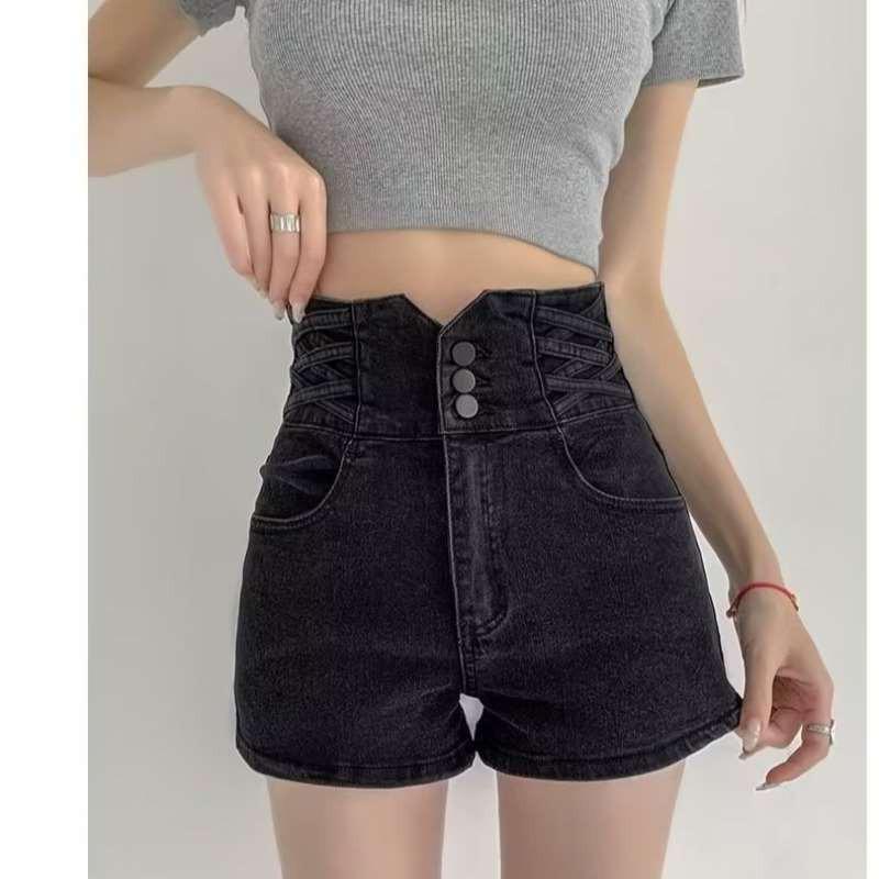 High-Waist Slim Black Stretch Jeans & Shorts for Women - Summer 2025 Collection M синій
High-Waist Slim Black Stretch Jeans & Shorts for Women - Summer 2025 Collection M синій