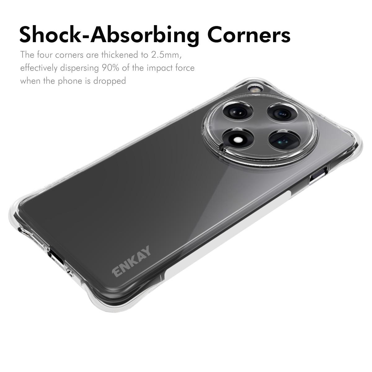 For Oppo Find X8 Pro 5G Clear Phone Case ENKAY HAT PRINCE Shockproof Anti-Slip TPU Cover Transparent
For Oppo Find X8 Pro 5G Clear Phone Case ENKAY HAT PRINCE Shockproof Anti-Slip TPU Cover Transparent