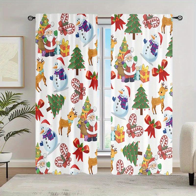 Праздничные рождественские занавески с принтом в винтажном стиле, стираемые в стиральной машине, художественный дизайн для гостиной, спальни, карман для штанги, легко повесить 100W130H(CM)&Rod Pocket
Праздничные рождественские занавески с принтом в винтажном стиле, стираемые в стиральной машине, художественный дизайн для гостиной, спальни, карман для штанги, легко повесить 100W130H(CM)&Rod Pocket