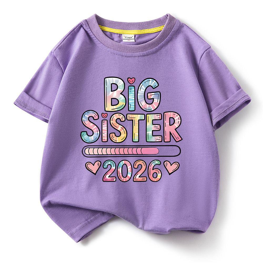 2026 New Children s Short-Sleeve T-Shirt Big Sister Pattern Girls Top Short-Sleeve 160
2026 New Children s Short-Sleeve T-Shirt Big Sister Pattern Girls Top Short-Sleeve 160