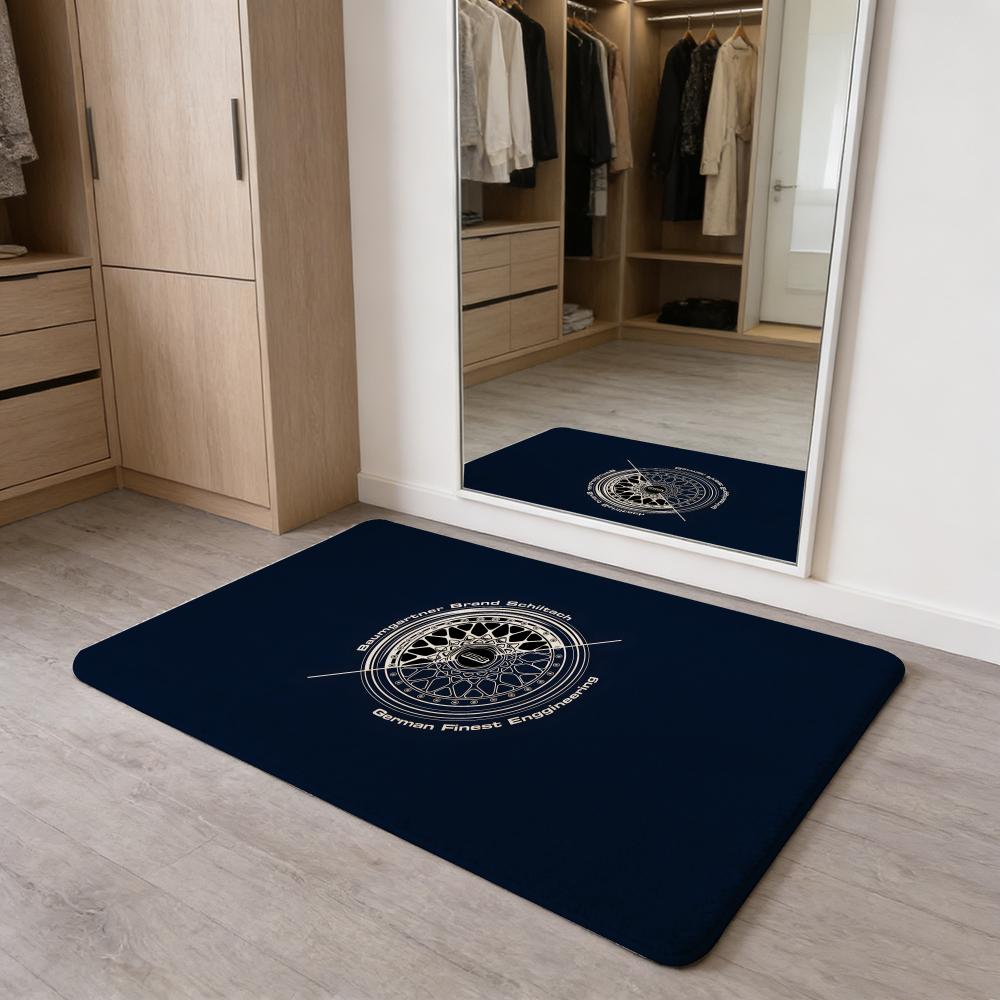 BBS Wheel Floor Mat Flannel Door Mat Non-Slip Absorbent Washable Indoor Home Rug 40x60cm
BBS Wheel Floor Mat Flannel Door Mat Non-Slip Absorbent Washable Indoor Home Rug 40x60cm