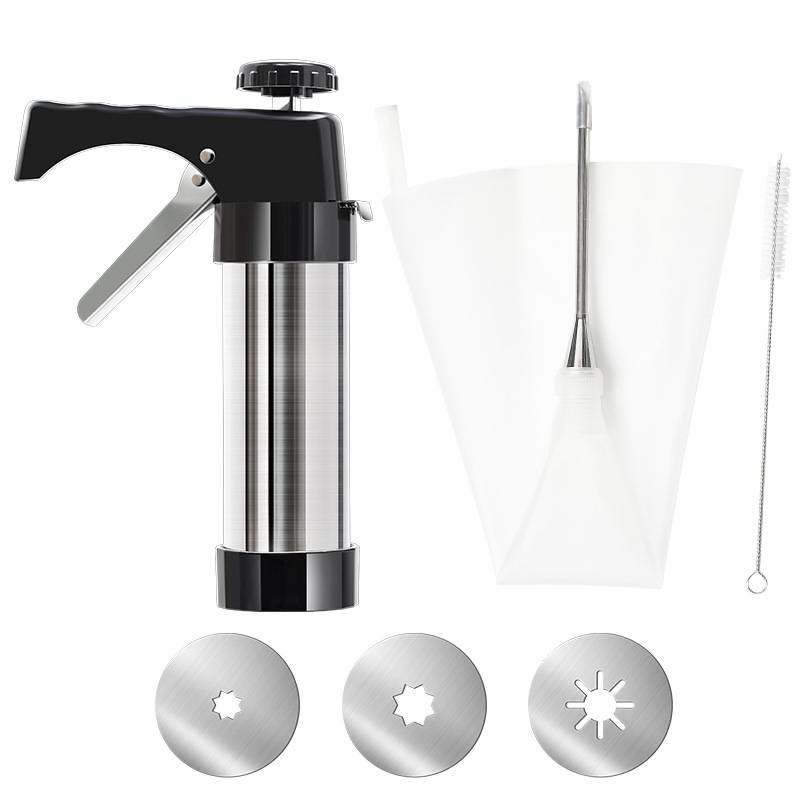 DIY Cake Cream Decor Making Machine for Churros and Batons Stainless Steel Churros Hollow with 3/8/16 Different Nozzles
DIY Cake Cream Decor Making Machine for Churros and Batons Stainless Steel Churros Hollow with 3/8/16 Different Nozzles