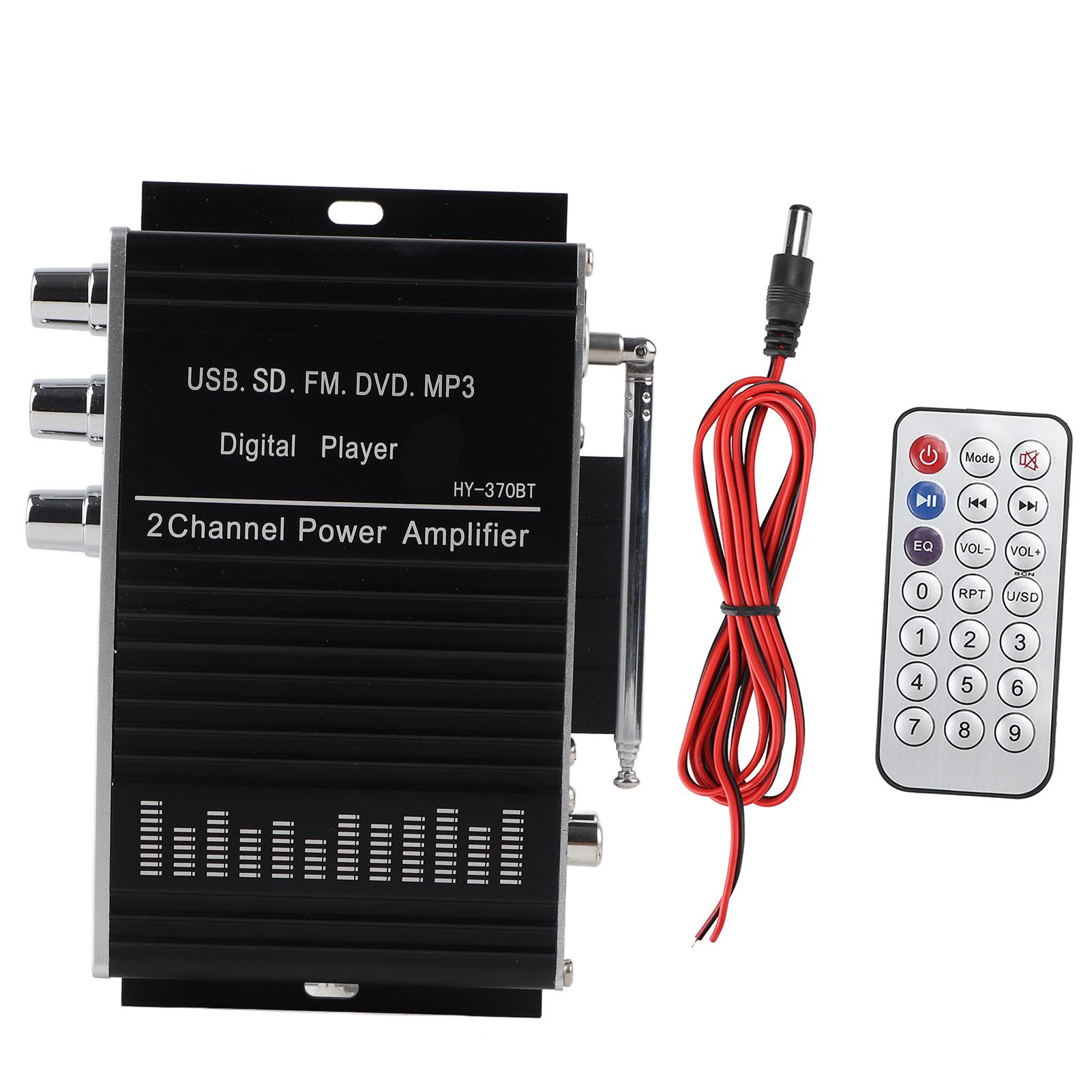Home Bluetooth Power Amplifier HIFI Stereo Car FM o Digital Player with Remote Control
Home Bluetooth Power Amplifier HIFI Stereo Car FM o Digital Player with Remote Control