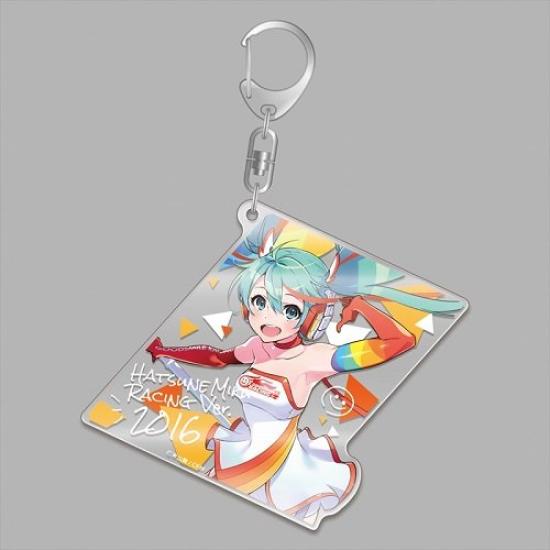 Hatsune Miku Racing Большой акриловый брелок 2 Ver.2016 
Hatsune Miku Racing Большой акриловый брелок 2 Ver.2016