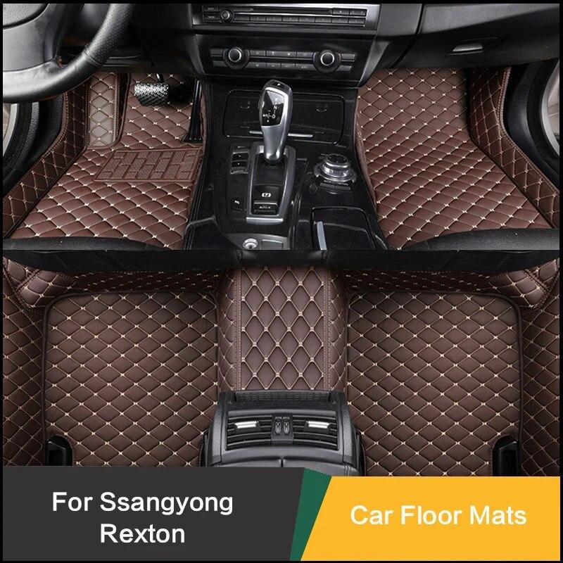 Автомобильные коврики на заказ, специально для Ssangyong Rexton, авто подушечки для ног, автомобильные ковры, кожаный ковер, автомобильные аксессуары
Автомобильные коврики на заказ, специально для Ssangyong Rexton, авто подушечки для ног, автомобильные ковры, кожаный ковер, автомобильные аксессуары