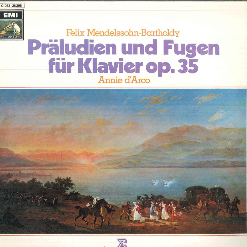 LP Record ANNIE DARCO Bartholdy Praludien und Fugen fur K 1C06328208 EMI ELECTROLA Germany Classical Used
LP Record ANNIE DARCO Bartholdy Praludien und Fugen fur K 1C06328208 EMI ELECTROLA Germany Classical Used