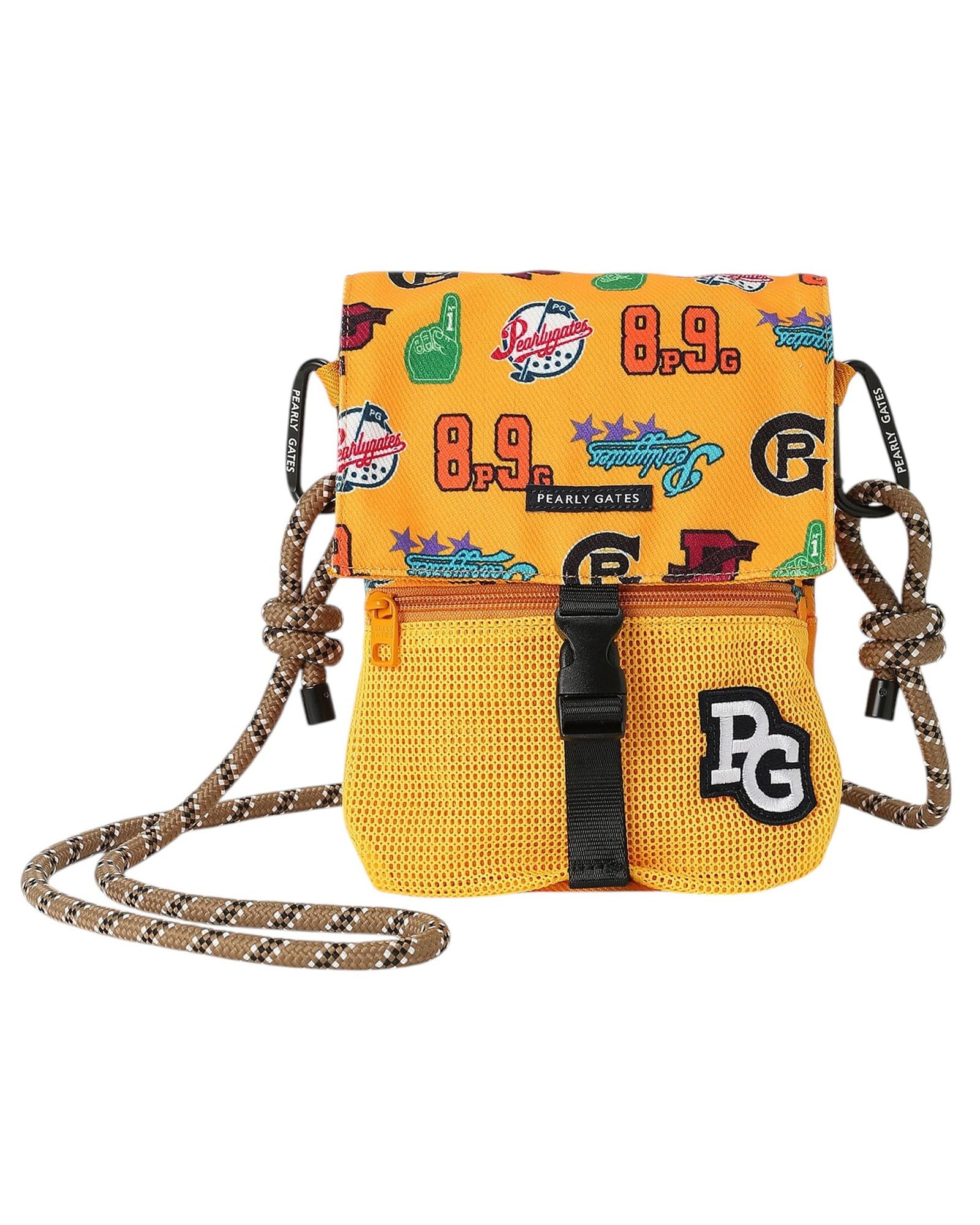 PEARLY GATES Sacoche Cart Pouch (Pop Baseball Pattern) Golf Accessory Case 053-5284916 061Mustard FR
PEARLY GATES Sacoche Cart Pouch (Pop Baseball Pattern) Golf Accessory Case 053-5284916 061Mustard FR