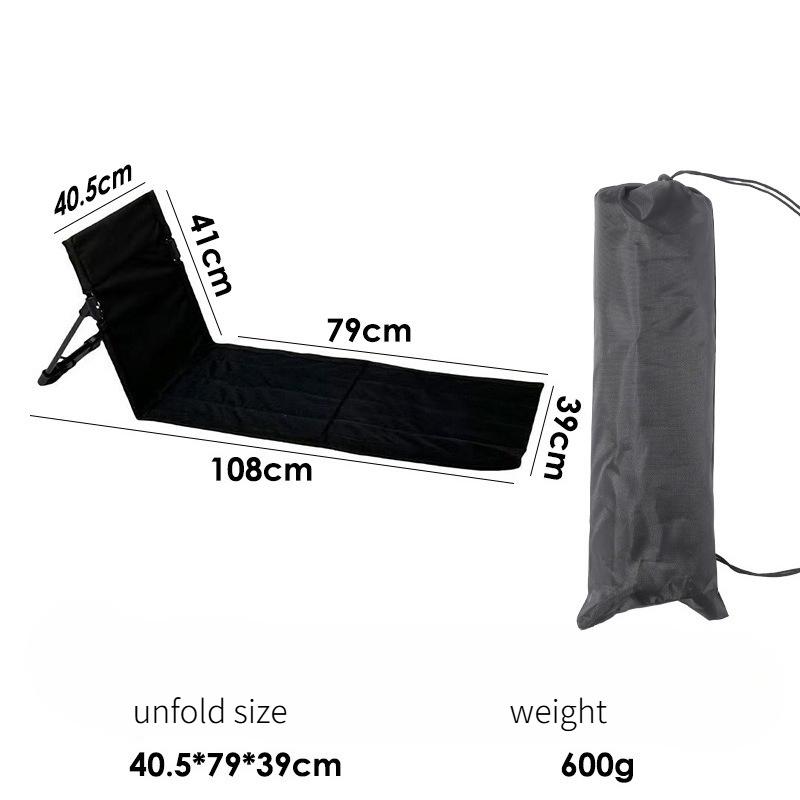 Outdoor Foldable Foldable Camping Floor Chair, Backrest Lazy Chair for Garden, Park & Picnic чорний
Outdoor Foldable Foldable Camping Floor Chair, Backrest Lazy Chair for Garden, Park & Picnic чорний