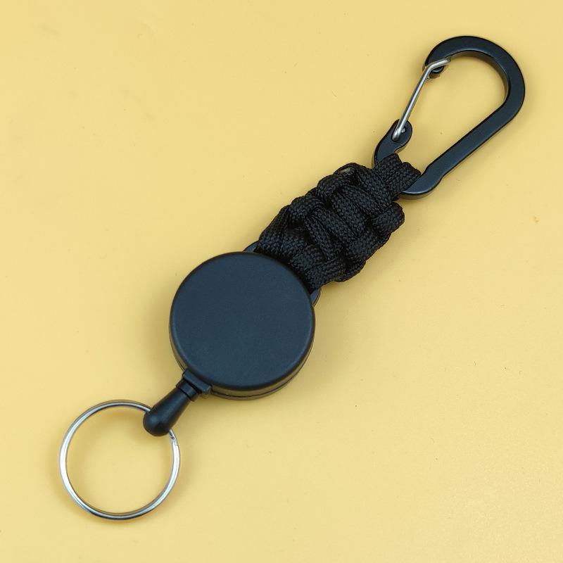 Retractable Keychain Anti-Theft Badge Reel Carabiner Hook Outdoor Portable Key Chain Key Holder Ring Hiking Accessories Keyring
Retractable Keychain Anti-Theft Badge Reel Carabiner Hook Outdoor Portable Key Chain Key Holder Ring Hiking Accessories Keyring