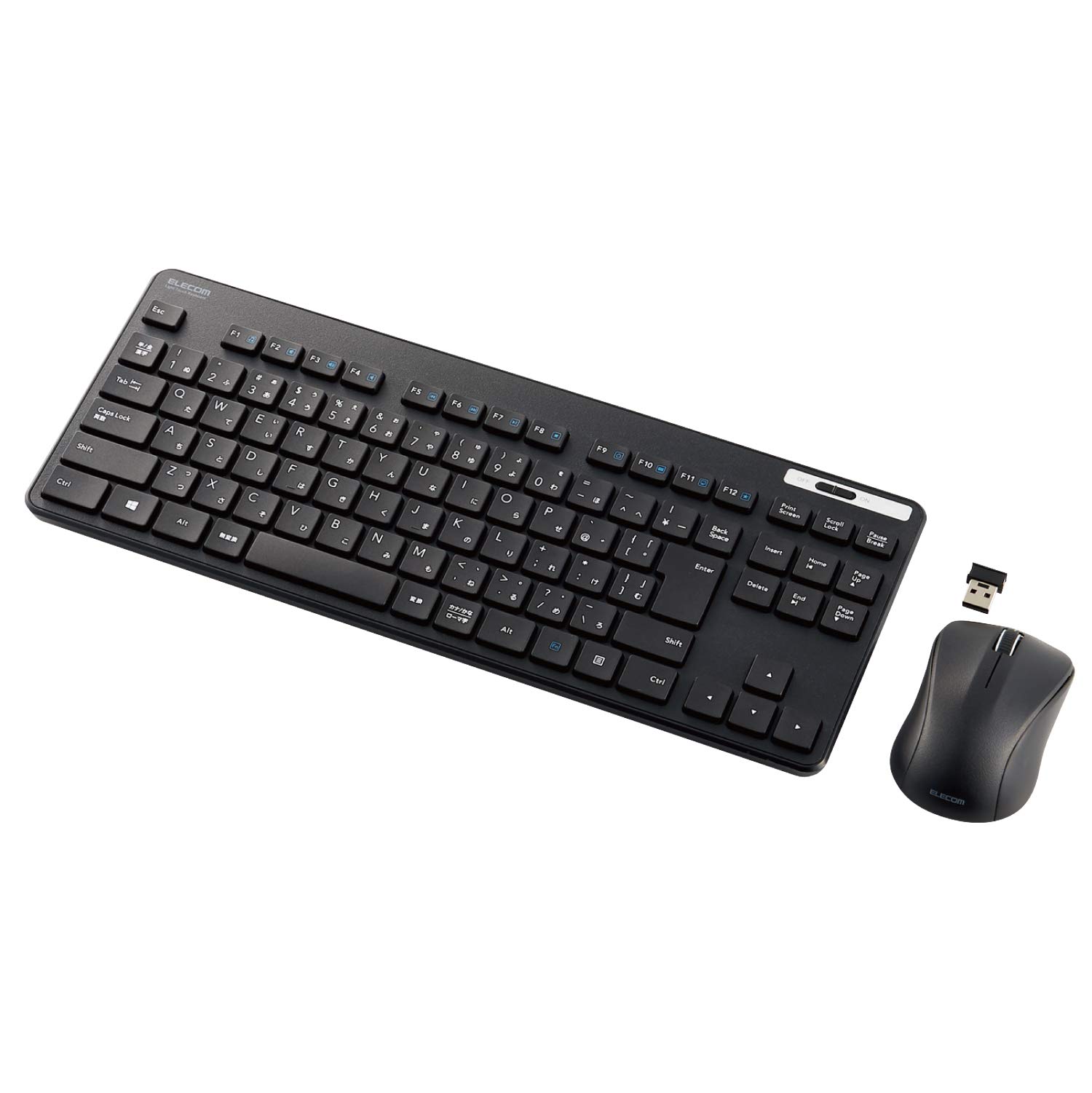 ELECOM Wireless Keyboard Mouse Set Thin Membrane Type Antibacterial Compact Tenkeyless Black TK-FDM109MKBK чорний
ELECOM Wireless Keyboard Mouse Set Thin Membrane Type Antibacterial Compact Tenkeyless Black TK-FDM109MKBK чорний
