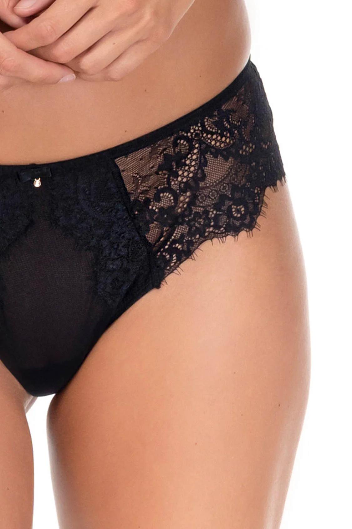 Трусики бразилиана Rosme (81454) 5(XL) прозорий колір чорний
Трусики бразилиана Rosme (81454) 5(XL) прозорий колір чорний