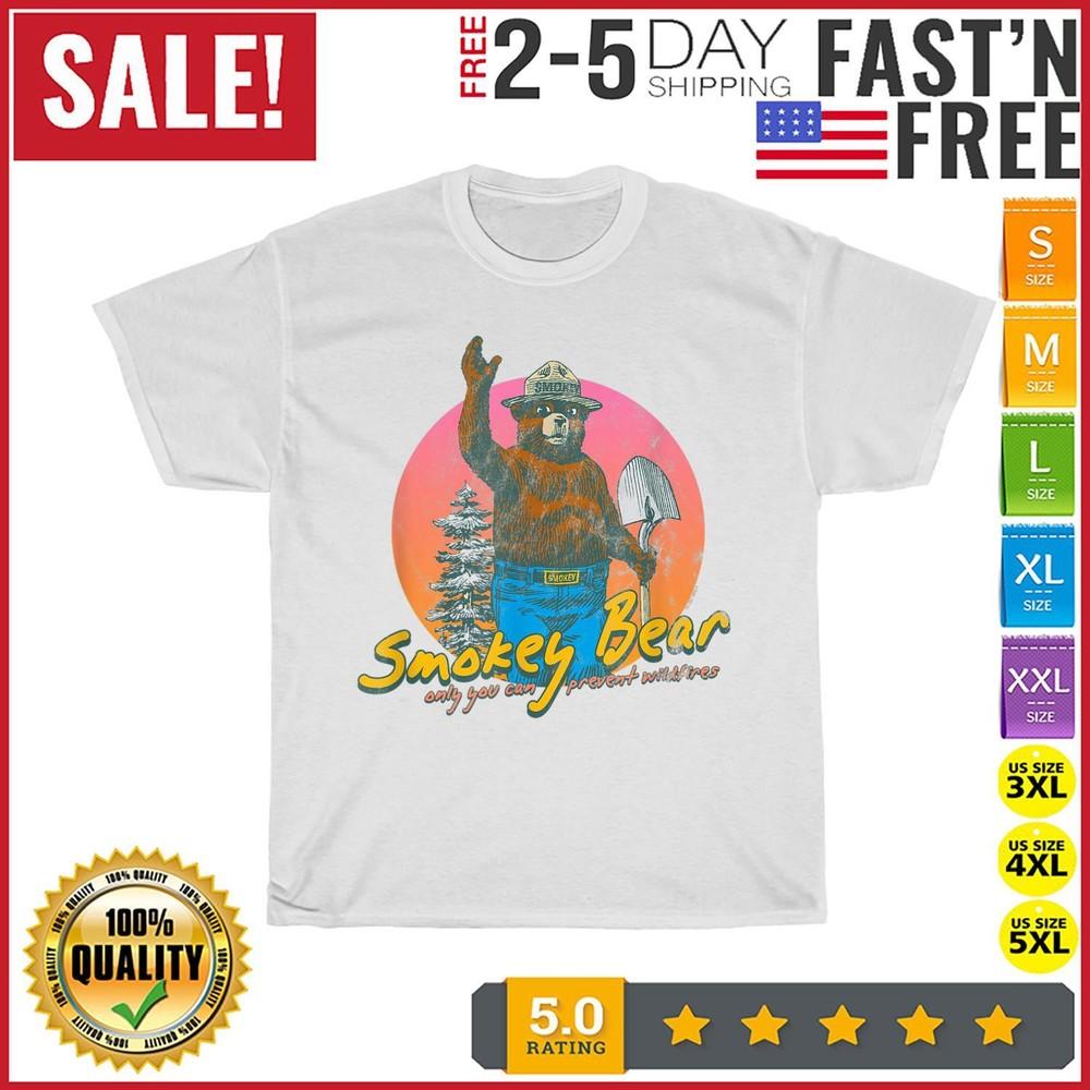 Smokey Bear Vintage T Shirt Men Fashion 2023 Women T Shirt Short Sleeve Cotton Unisex T-Shirt S
Smokey Bear Vintage T Shirt Men Fashion 2023 Women T Shirt Short Sleeve Cotton Unisex T-Shirt S