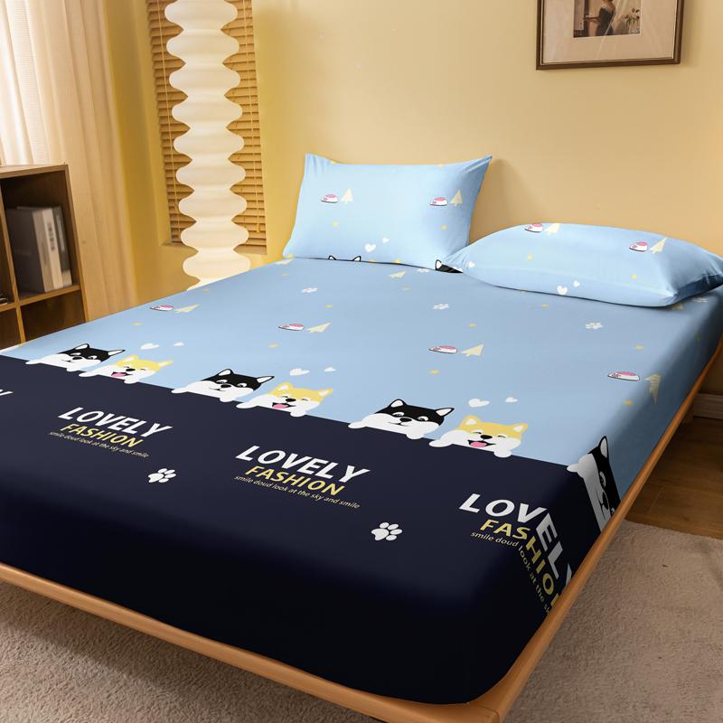 1 Simple Modern Cute Animal Dog Printed Matte Fitted Sheet, Bedroom Printed Bed Cover, Bedding (Excluding Pillowcases) 71x132cm
1 Simple Modern Cute Animal Dog Printed Matte Fitted Sheet, Bedroom Printed Bed Cover, Bedding (Excluding Pillowcases) 71x132cm