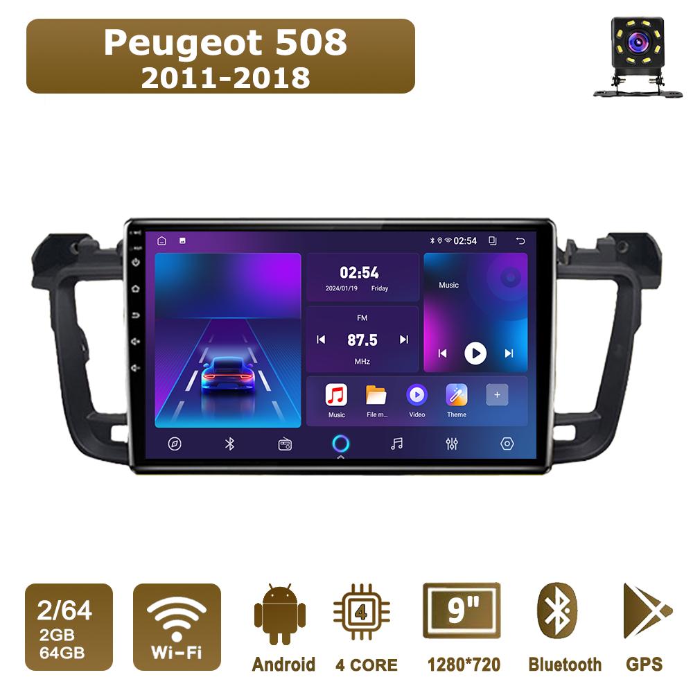 Автомобильная магнитола Android Car-Play для Peugeot 508 2011-2018 Мультимедийный плеер Головное устройство Стерео Навигация GPS BT WIFI, 2+64 ГБ чёрный
Автомобильная магнитола Android Car-Play для Peugeot 508 2011-2018 Мультимедийный плеер Головное устройство Стерео Навигация GPS BT WIFI, 2+64 ГБ чёрный
