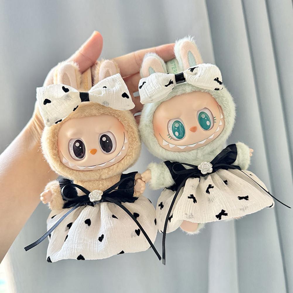 15CM Labubu Doll Clothes Butterfly Heart Pattern Dress Mini Fashion Keychain Doll Clothes Cute Dolls Decoration Accessories 01#
15CM Labubu Doll Clothes Butterfly Heart Pattern Dress Mini Fashion Keychain Doll Clothes Cute Dolls Decoration Accessories 01#
