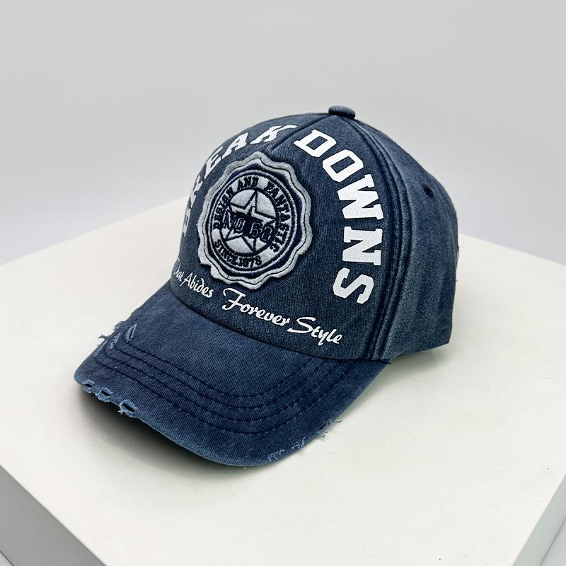 New Unisex Casual Street Letter Embroidery Baseball Hats Distress Breathable Sunshade Personal Peaked Caps Versatile Ins Fashion 52-60cm
New Unisex Casual Street Letter Embroidery Baseball Hats Distress Breathable Sunshade Personal Peaked Caps Versatile Ins Fashion 52-60cm