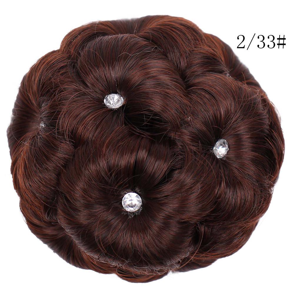 Female Wig Hair Ring Curly Bride Makeup Diamond Bun Flowers Chignon Hairpiece
Female Wig Hair Ring Curly Bride Makeup Diamond Bun Flowers Chignon Hairpiece