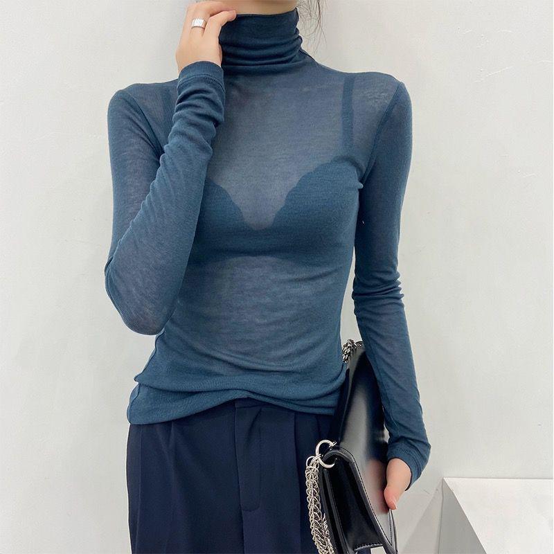 Women s Sheer High-Neck Long-Sleeve Tee – Stylish Layering Piece for Spring and Autumn One Size
Women s Sheer High-Neck Long-Sleeve Tee – Stylish Layering Piece for Spring and Autumn One Size