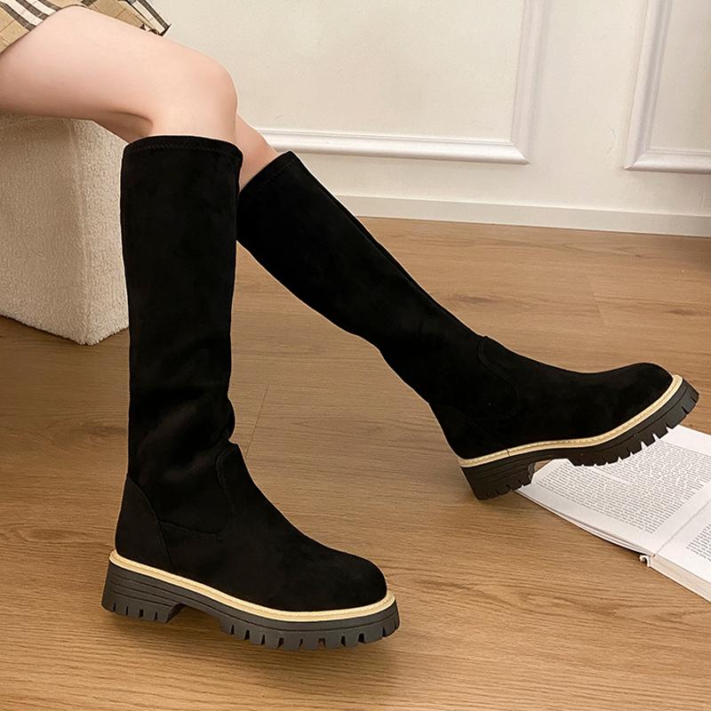 Women s High Boots Suede Designer Flats Sport Shoes Fashion Luxury Cozy Winter Botas New Walking Warm Chelsea Boots Femme 43 чорний
Women s High Boots Suede Designer Flats Sport Shoes Fashion Luxury Cozy Winter Botas New Walking Warm Chelsea Boots Femme 43 чорний